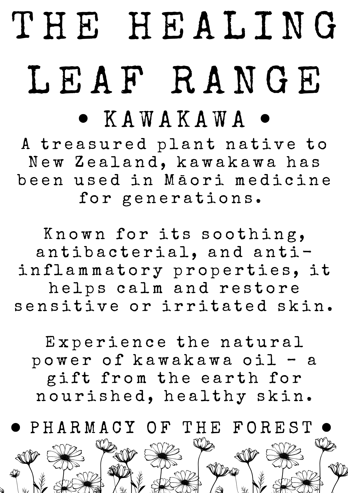 The Healing Leaf Range - by Wildflower